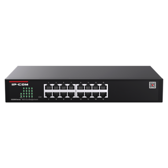 G2216D | IP-COM | Switch 16 x RJ45 Gigabit, Cloud Management - IP-COM G2216D Switch 16 x RJ45 Gigabit, Cloud Management - IP-COM G2216D