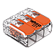 221-413 | WAGO | Conector derivatie 3 fire, max. 4 mm² (50 buc.) - WAGO 221-413 Conector derivatie 3 fire, max. 4 mm² (50 buc.) - WAGO 221-413