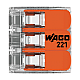 221-413 | WAGO | Conector derivatie 3 fire, max. 4 mm² (50 buc.) - WAGO 221-413 Conector derivatie 3 fire, max. 4 mm² (50 buc.) - WAGO 221-413