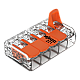 221-415 | WAGO | Conector derivatie 5 fire, max. 4 mm² (25 buc.) - WAGO 221-415 Conector derivatie 5 fire, max. 4 mm² (25 buc.) - WAGO 221-415