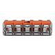 221-615 | WAGO | Conector derivatie 5 fire, max. 6 mm² (15 buc.) - WAGO 221-615 Conector derivatie 5 fire, max. 6 mm² (15 buc.) - WAGO 221-615