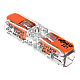 221-2411 | WAGO | Conector derivatie in linie, 2 fire, max. 4 mm² (60 buc.) - WAGO 221-2411 Conector derivatie in linie, 2 fire, max. 4 mm² (60 buc.) - WAGO 221-2411