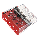2273-204 | WAGO | Conector compact de imbinare, 4 fire, max. 2.5 mm² (100 buc.) - WAGO 2273-204 Conector compact de imbinare, 4 fire, max. 2.5 mm² (100 buc.) - WAGO 2273-204
