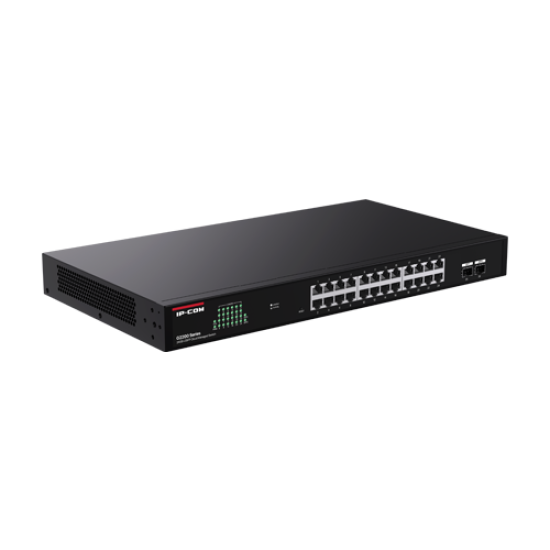 G2226F | IP-COM | Switch 24 porturi RJ45 Gigabit, 2 porturi SFP Gigabit, Cloud Management - IP-COM G2226F Switch 24 porturi RJ45 Gigabit, 2 porturi SFP Gigabit, Cloud Management - IP-COM G2226F