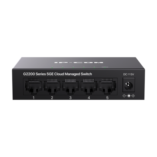 G2205D | IP-COM | Switch 5 porturi Gigabit, Cloud Management - IP-COM G2205D Switch 5 porturi Gigabit, Cloud Management - IP-COM G2205D