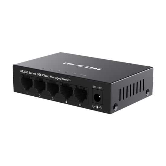 G2205D | IP-COM | Switch 5 porturi Gigabit, Cloud Management - IP-COM G2205D Switch 5 porturi Gigabit, Cloud Management - IP-COM G2205D