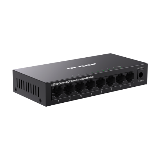 G2208D | IP-COM | Switch 8 porturi Gigabit, Cloud Management - IP-COM G2208D Switch 8 porturi Gigabit, Cloud Management - IP-COM G2208D