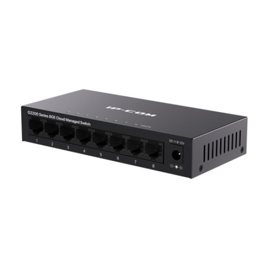 G2208D | IP-COM | Switch 8 porturi Gigabit, Cloud Management - IP-COM G2208D Switch 8 porturi Gigabit, Cloud Management - IP-COM G2208D
