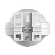 Access Point exterior Wi-Fi 5, AC1300 Dual-Band, 4 dBi, 2 x RJ45 1G, PoE, Cloud Management - Ruijie RG-RAP6202(G)