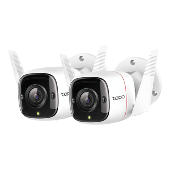 Pachet 2 Camere IP Wi-Fi, 2K, Audio bidirectional, IR 30M - TP-Link Tapo TapoC310P2