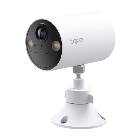 Kit 2 x Camera IP Smart Wi-Fi, 3MP, Baterie reincarcabila, Audio bidirectional, Alarma - TP-Link Tapo TapoC410(2-pack)