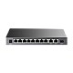 TL-SL1311P | TP-LINK | Switch 8 x RJ45 10/100 Mbps PoE, 2 x RJ45 1G, 1 x SFP 1G, Buget PoE 65W, Unmanaged - TP-Link TL-SL1311P Switch 8 x RJ45 10/100 Mbps PoE, 2 x RJ45 1G, 1 x SFP 1G, Buget PoE 65W, Unmanaged - TP-Link TL-SL1311P