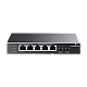 TL-SG1005P-PD | TP-LINK | Switch 4 x RJ45 Gigabit PoE Out, 1 x RJ45 Gigabit PoE In, Unmanaged - TP-Link TL-SG1005P-PD Switch 4 x RJ45 Gigabit PoE Out, 1 x RJ45 Gigabit PoE In, Unmanaged - TP-Link TL-SG1005P-PD