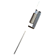 Electromagnet fail safe, 12V, 180mA, contact monitorizare  cu placa suport lunga  - ASSA ABLOY YB37-12D-LR
