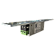 Electromagnet fail locked, 12Vcc,  consum redus, 230mA, contact monitorizare cu placa suport lunga  - ASSA ABLOY YB17-12D-LR