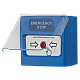 Buton manual oprire de urgenta/temporar, de interior, capac protectie, compatibil cu IVY - TELETEK SensoMAG-MHB50