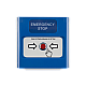 Buton manual oprire de urgenta/temporar, de interior, capac protectie, compatibil cu IVY - TELETEK SensoMAG-MHB50