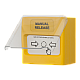 Buton conventional de alarmare incendiu de interior, capac protectie, compatibil IVY - TELETEK SensoMAG-MRB50