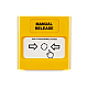 Buton conventional de alarmare incendiu de interior, capac protectie, compatibil IVY - TELETEK SensoMAG-MRB50