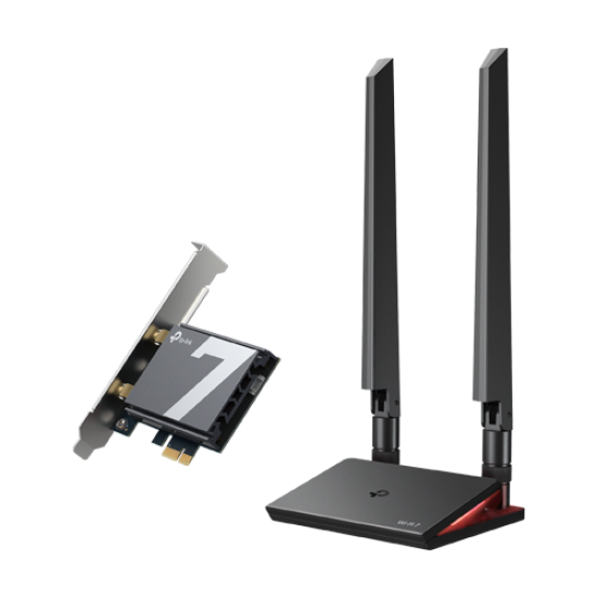 ArcherTBE550E | TP-LINK | Adaptor PCI-E Bluetooth 5.4, Wi-Fi 7, BE9300 Tri-Band, 2 x Antene High-Performance - TP-Link ArcherTBE550E Adaptor PCI-E Bluetooth 5.4, Wi-Fi 7, BE9300 Tri-Band, 2 x Antene High-Performance - TP-Link ArcherTBE550E