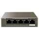 Switch 4 porturi Gigabit PoE, 1 port RJ45 Gigabit - IP-COM G1105P-4-63W