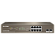G1110P-8-150W | IP-COM | Switch 8 porturi PoE+ Gigabit, 2 porturi SFP Gigabit, 130W, 1U - IP-COM G1110P-8-150W Switch 8 porturi PoE+ Gigabit, 2 porturi SFP Gigabit, 130W, 1U - IP-COM G1110P-8-150W