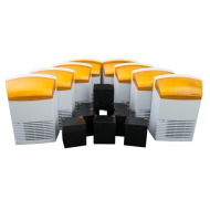 KIT 8 sirene de exterior + 8 acumulatori 12V, 4.5Ah BS1X8+8AC