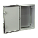 Cutie distributie IP65 din ABS gri, usa mata, placa metalica, 350x500x190 mm PP3006