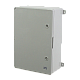 Cutie distributie IP65 din ABS gri, usa mata, placa metalica, 350x500x190 mm PP3006