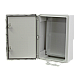 Cutie distributie IP65 din ABS gri, usa mata, placa metalica, 350x500x190 mm PP3006