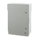Cutie distributie IP65 din ABS gri, usa mata, placa metalica, 350x500x190 mm PP3006