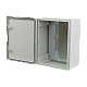 Cutie distributie IP65 din ABS gri, usa mata, placa metalica, 400x500x240 mm PP3007 – Plastim PP3007