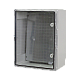 PP3017 | Plastim | Cutie distributie IP65 din ABS gri, usa transparenta, placa metalica, 400x500x240 mm PP3017 Cutie distributie IP65 din ABS gri, usa transparenta, placa metalica, 400x500x240 mm PP3017