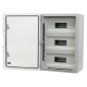 Cutie modulara IP65 din ABS gri, usa transparenta, 3 x 15 module, 350x500x190 mm PP3116 – Plastim PP3116