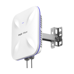 Acces Point exterior AX1800 Dual-Band, Wi-Fi 6, 1x GE, 1x SFP, PoE IN, Cloud Management - Ruijie RG-RAP6260(G)