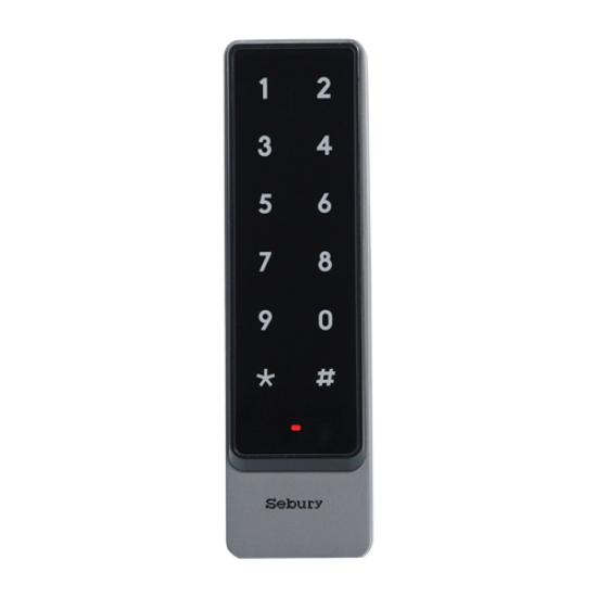 Controler stand-alone cu tastatura touch si cititor card EM 125kHz + Mifare 13.56MHz, carcasa antivandal - SEBURY SEB-sTouch2s