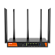 Router WiFi 6 Dual Band, 4 porturi Gigabit, AX3000, Management - TENDA TND-W30E – TENDA TND-W30E