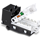 Mufa RJ-45 UTP Cat.6 tool-less, neagra - TRENDnet TC-K25C6BK