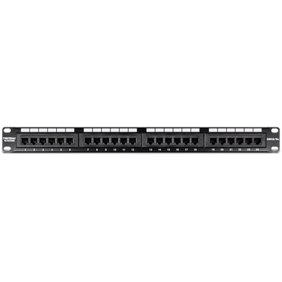 TC-P24C5E | TRENDnet | Patch Panel 24 porturi RJ45 UTP 19, Cat5/5e - TRENDnet TC-P24C5E Patch Panel 24 porturi RJ45 UTP 19, Cat5/5e - TRENDnet TC-P24C5E