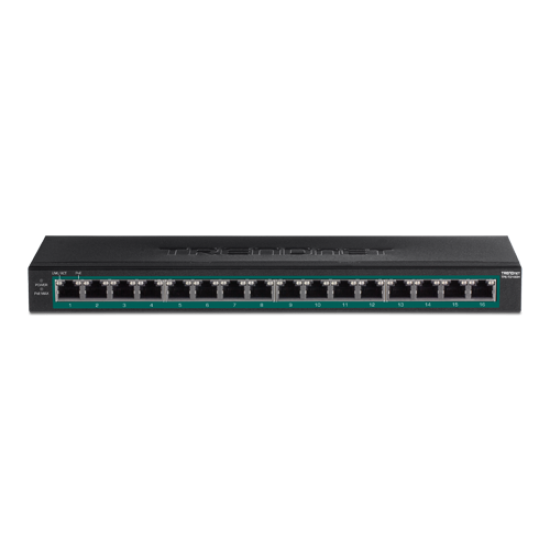 TPE-TG160H | TRENDnet | Switch 16 porturi Gigabit PoE/PoE+ 123W - TRENDnet TPE-TG160H Switch 16 porturi Gigabit PoE/PoE+ 123W - TRENDnet TPE-TG160H