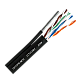 TSY-FTP5E-MESS | TSY Cable | Cablu FTP autoportant, cat 5E, CUPRU 100%, 305m, negru TSY-FTP5E-MESS Cablu FTP autoportant, cat 5E, CUPRU 100%, 305m, negru TSY-FTP5E-MESS