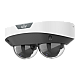 Dual Chanal - Camera IP, 2 x 4MP, lentila 2.8mm, IR 30m, Mic., Alarma, PoE, IK10 - UNV IPC3224SS-ADF28K-I1