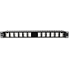 Patch Panel ecranat 24 porturi blank keystone inclinate 1U - TRENDnet TC-KP24SA – TRENDnet TC-KP24SA