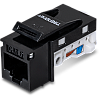 Mufa RJ-45 UTP Cat.6 tool-less, neagra - TRENDnet TC-K25C6BK – TRENDnet TC-K25C6BK