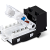 Mufa RJ-45 UTP Cat.6 tool-less, neagra - TRENDnet TC-K25C6BK – TRENDnet TC-K25C6BK