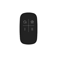 Telecomanda 4 butoane pentru AX PRO 868Mhz, Neagra - HIKVISION DS-PKF1-WE-Black