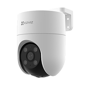 Camera IP EZVIZ de exterior, WI-Fi, Pan&Tilt, rezolutie 2K+, Audio bidirectional, distanta IR 30 metri, imagini color 24/7 CS-H8C-2K+