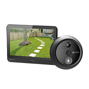 Vizor electronic smart EZVIZ, Wi-Fi, FullHD 1080P, monitor 4.3 inch, acumulator 4600mAh, slot SDcard