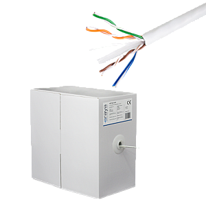 Cablu UTP, cat 6, CUPRU 100%, 305m, LSZH, 4x2x23 AWG - eRaya NET6LUT-305