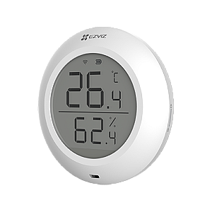 Senzor de temperatura si umiditate Smart Home EZVIZ, afisaj 1.8 inch, comunicare Wireless ZigBee CS-T51C Senzor de temperatura si umiditate Smart Home EZVIZ, afisaj 1.8 inch, comunicare Wireless ZigBee CS-T51C